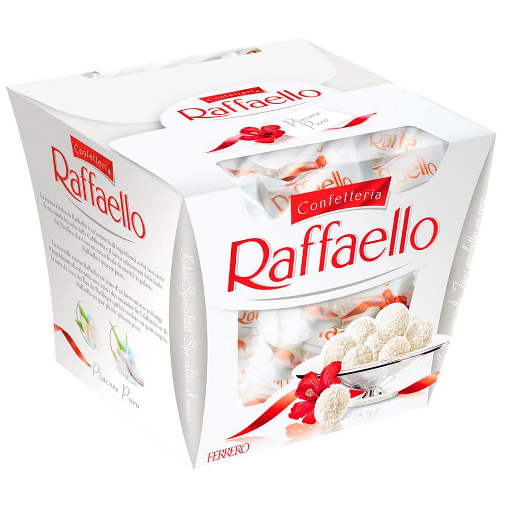 Конфеты «Raffaello» 150 г. в Лазаревском - Купить с доставкой по цене 490  руб. | Конфеты «Raffaello» 150 г. в интернет-магазине Ultra Flowers